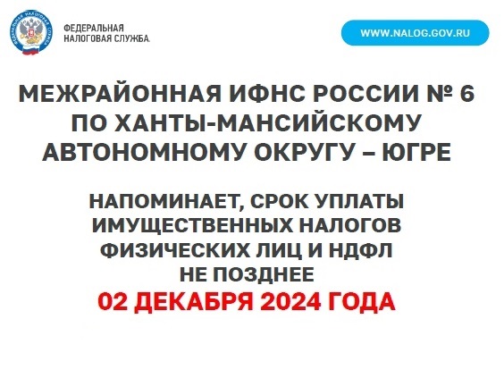 Срок уплаты налогов.